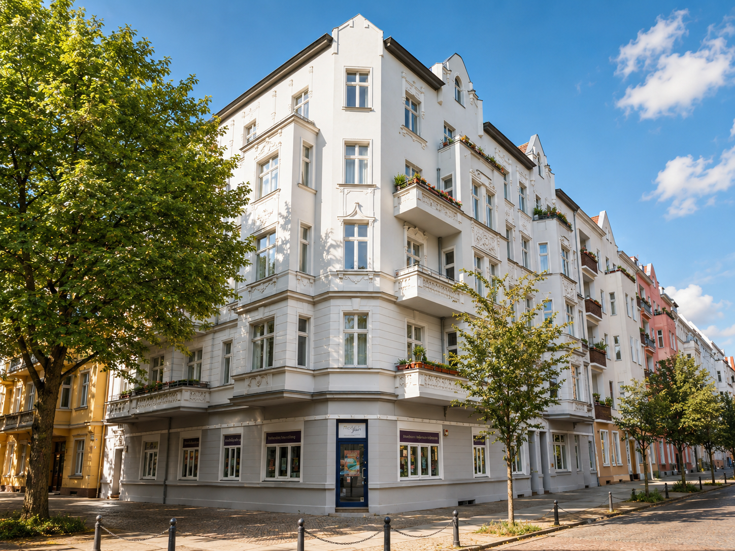 Wilhelminischer Schmuckbau-Eckhaus in Berlin-Wilmersdorf — Beispielobjekt für die Bewertung eines Zinshauses unter Berücksichtigung von Mikrolage, Mieterstruktur und Substanz